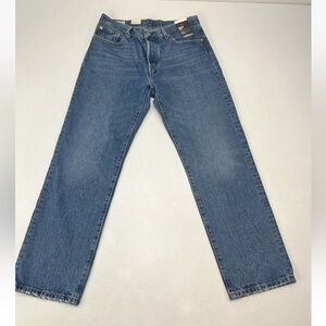 Levi's Premium 501 90s Jeans In Mad Love Mid Rise Button Fly 28X30 Womens NEW